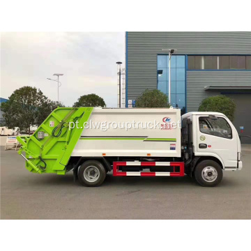 DongFeng 3ton caminhão compactador de lixo pequeno